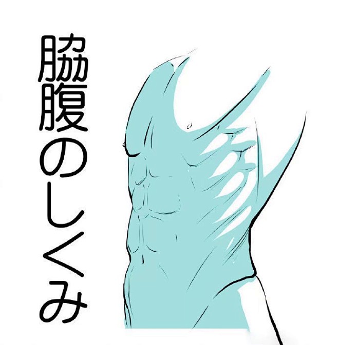 如何画好健硕的腹肌呢拿去练习吧转走eme400340em住