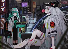 同人手绘插画原创插画作者：时九野

天津 | 插画师仅供参考
