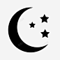 夜晚岛屿月亮图标 设计图片 免费下载 页面网页 平面电商 创意素材