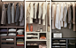 Contemporary wardrobe / wood / with hinged door - GUARDAROBA 16.32 - Flou