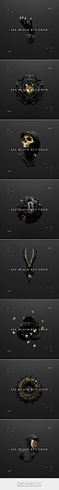 All black but gold on Behance - created via <a class="text-meta meta-link" rel="nofollow" href="http://pinthemall.net:" title="http://pinthemall.net:" target="_blank"><span class="invisible&q