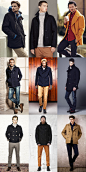 Men's Pea Coats Outfit Inspiration Lookbook