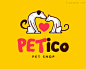 Petico宠物店logo