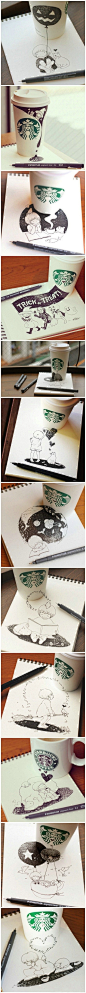 咖啡的奇幻世界 | 日本插画家Tomoko Shintani