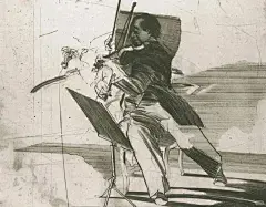 流动的人物速写线条 - 小红书