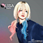 blackpink的LISA #手绘##水彩##动漫##漫画##画##歌手##明星##韩国女团#