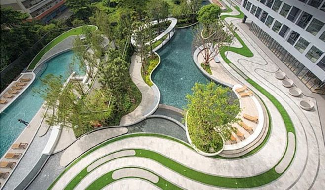 曼谷“氧气公园”公寓景观Ideo O2 ...