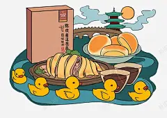 中秋插画 平面电商 创意素材