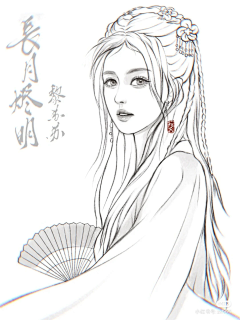 煮酒少侠采集到Ancient style line draft