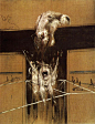 弗朗西斯·培根  在十字架上钉死的前段 1950年40岁