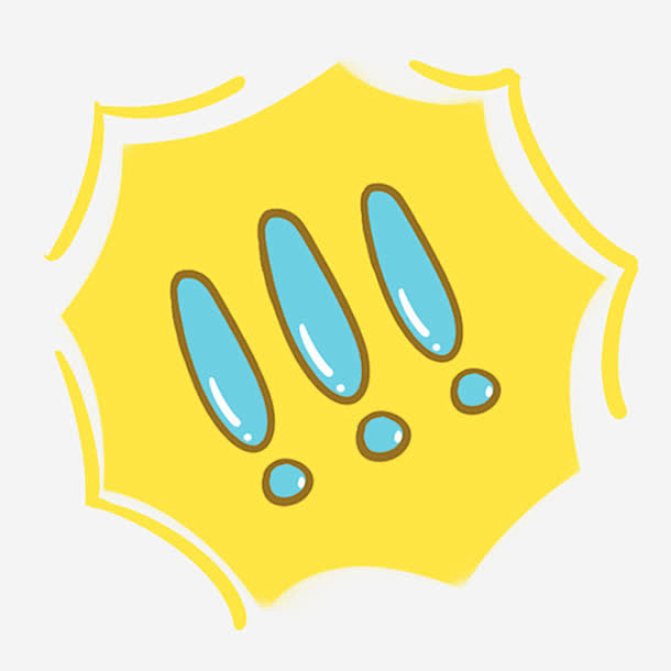 素材收藏家007从pptmachine转采于2020-09-30 08:44:08感叹号卡通