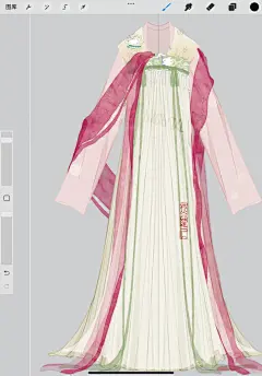 兔_唐制汉服设计（草图_1_一只黑萝卜的服设号_来自小红书网页版