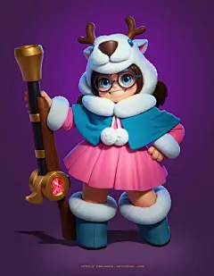 2D+AI practice 2023  little hunter