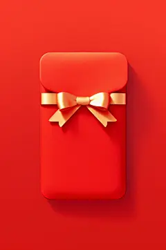 AI数字艺术中国风新年春节立体红包元素
