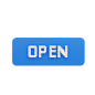 Open Button 3D Illustration