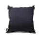 现代简约设计师样板房居家高档沙发黑色抱枕靠垫床头时尚软装靠包-淘宝网