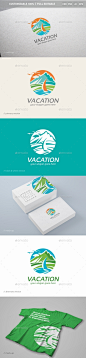假期标志模板——自然标志模板Vacation Logo Template - Nature Logo Templates广告、蓝色、船服务,品牌,品牌,森林,山坡,假期,酒店,旅行,标志,山,国家公园,自然,海洋,户外,天堂,度假胜地,沙滩,大海,阳光,旅游,旅行,树,旅行,假期,假期,温暖 advertising, blue, boat service, brand, branding, forest, hill, holiday, hotel, journey, logo, mountain, nat