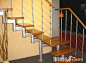 复式楼木楼梯装饰图片—土拨鼠装饰设计门户