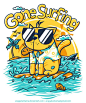 Gone Surfing <a class="text-meta meta-tag" href="/search/?q=Vector ">#Vector #</a>illustration <a class="text-meta meta-tag" href="/search/?q=graphidesign ">#graphidesign #</a>Commission <