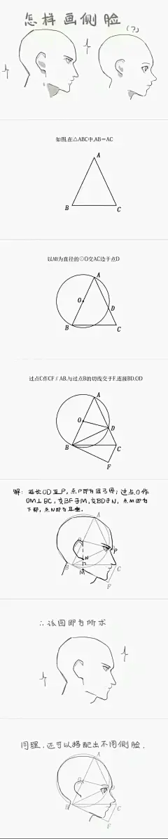 头，怎样画侧脸