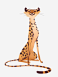 豹子高清素材 动物 卡通豹子 手绘豹子 斑点豹 美洲豹 花纹豹 免抠png 设计图片 免费下载