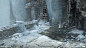 God Of War 2018 - Stone Mason Prison, Dave Hansan : On God of War 2018 I had the pleasure of creating many environments taking them from the design grey box stage to completion. This consisted of sculpting individual props, making low res versions with te