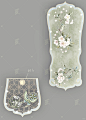 汉服小包展示·春天主题海棠燕子传统纹样