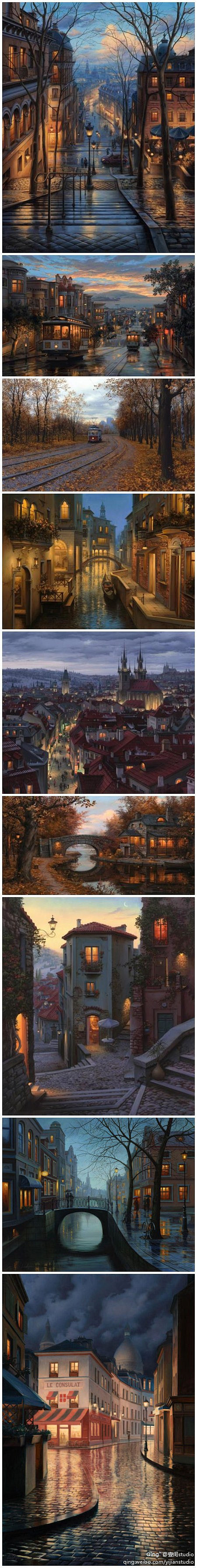 俄罗斯画家Evgeny Lushpin油...