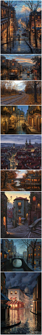 俄罗斯画家Evgeny Lushpin油画作品