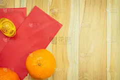 传统,春节,厚木板,背景,黄金,概念,桌子,特写,茶道,抽陀螺