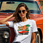 Vintage Car T-Shirt Design
