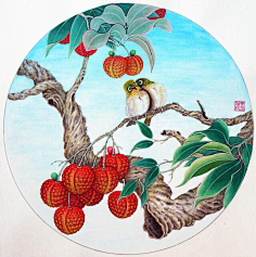 工笔画-花鸟动物-花瓣网|陪你做生活的设计师 | 画家黄乃雄工笔岭南