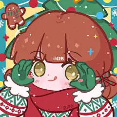 我要和我最好姐妹一起换头像！！！ : 终于画完啦～提前祝大家圣诞快乐啦～ 然后这四张里面选一张宝子们呼声最高的画情侣头像吧～嘻嘻欢迎宝子们留言投票捏 最后是好多宝子们在cue新年头像，请宝子们放心～今年也会如期赴约捏～ #女生头像  #头