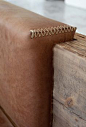 Leather Stitch Detail