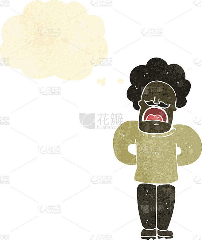 卡通令人讨厌的人
