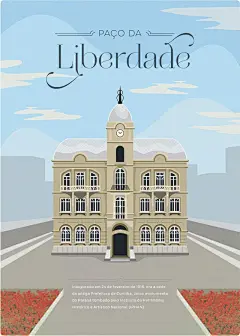 巴西库里提巴城市建筑海报 Curitiba’s Landmarks by Maycon Prasniewski | 灵感日报