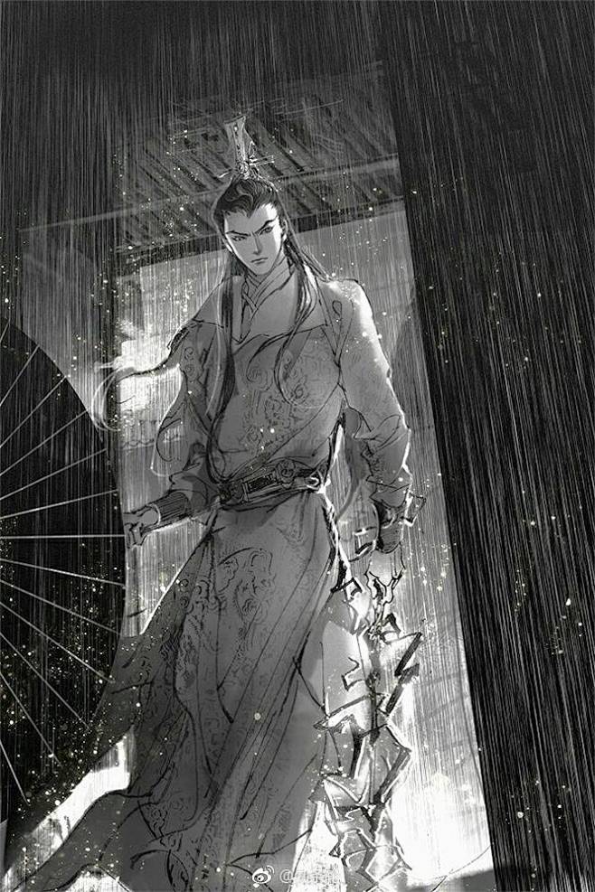 魔道祖师同人手绘，蓝忘机，魏无羡，夷陵老...