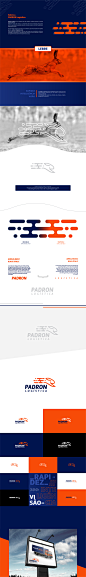 PADRON Logística - Visual Brand : Projeto de marca para PADRON Logística.Buscamos realizar o projeto de acordo com os atributos da empresa, que são como pilares em sua trajetória, são eles:  rapidez, inteligência e visão.