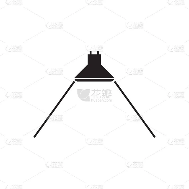 光束角度图标为led光矢量插图。图片_其他图片图片素材-花瓣网