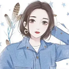 手绘头像女生小清新