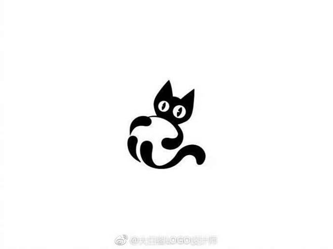 #LOGO设计# 一组猫元素logo设计...