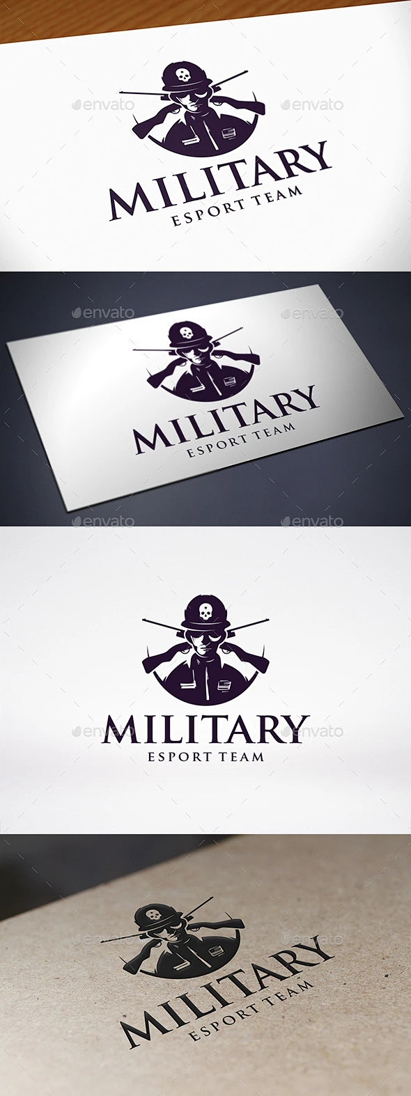 陆军军事士兵标志模板——人类标志模板Army Military Soldier Logo Template - Humans Logo ...