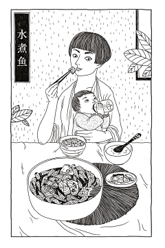 花小图采集到怪趣插画
