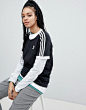 adidas Originals adicolor Three Stripe T-Shirt In Black