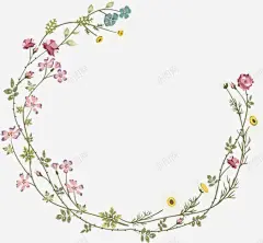 花边小碎花半圆装饰高清素材 设计图片 页面网页 平面电商 创意素材 png素材