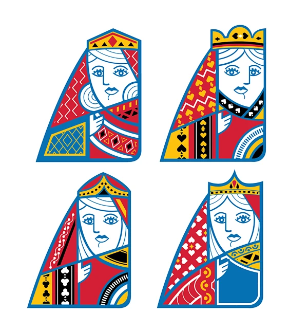 Playing cards characters手绘 矢量 #插画# #采集大赛#【之所以灵感库】-花瓣网