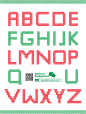 圣诞节花纹图案 字母 png