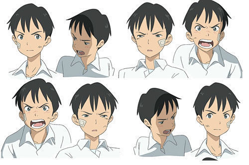 动漫人物表情画法参考67转via板绘插画教程