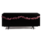 Majestic Sideboard Exclusive Furniture : Majestic is a stylish sideboard with black colors and elegant drawers and functional shelving.