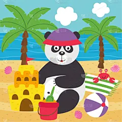 沙雕,海滩,简单,野生动物,大桶,云,哺乳纲,动物,节日,建造